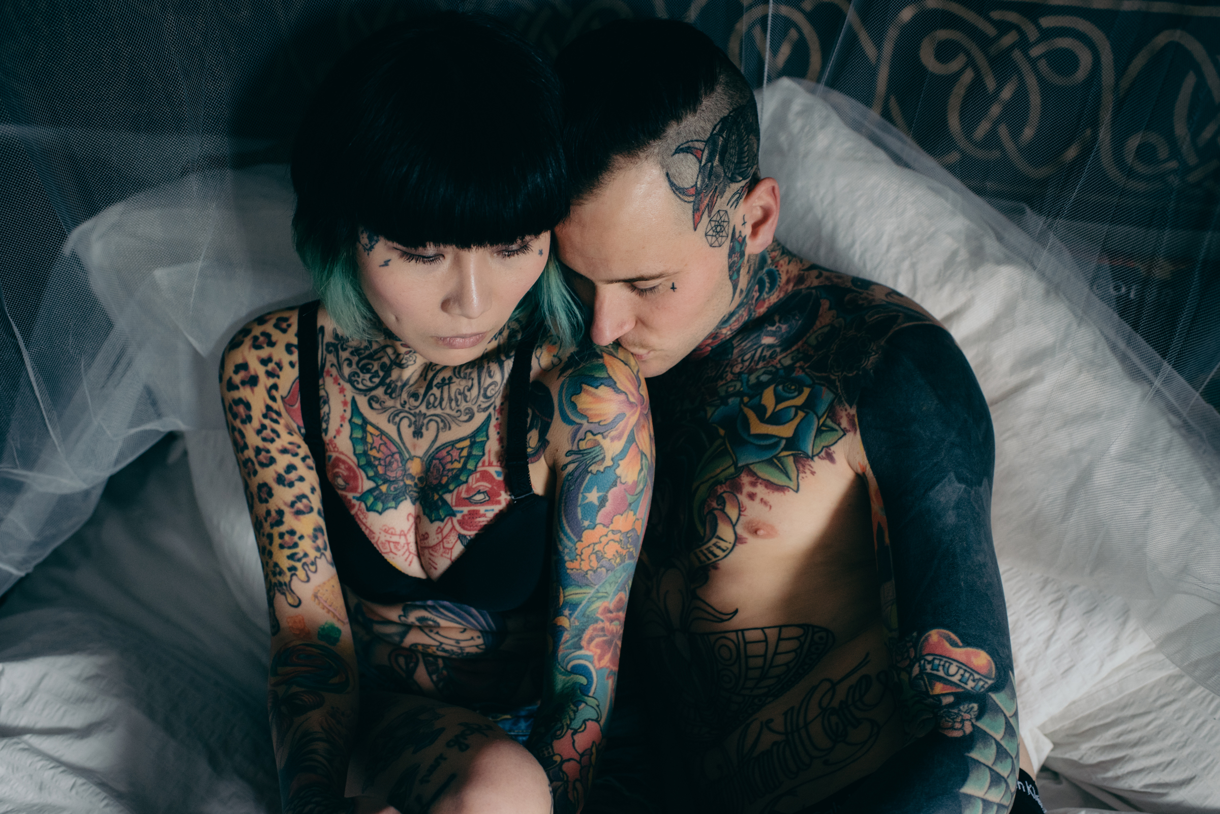 boudoir couple session