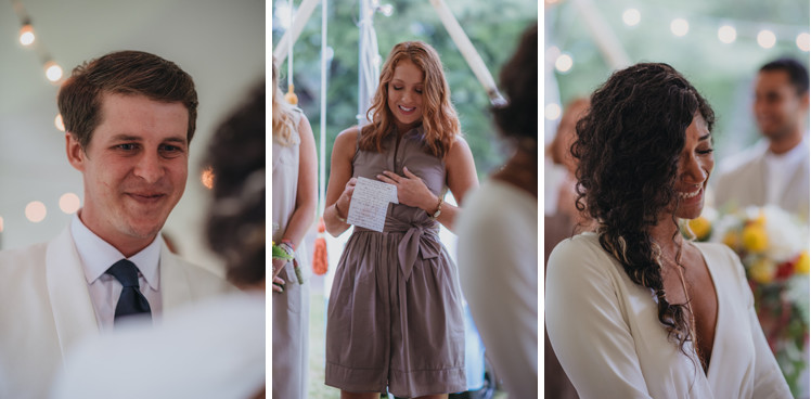 Rainy day wedding photos