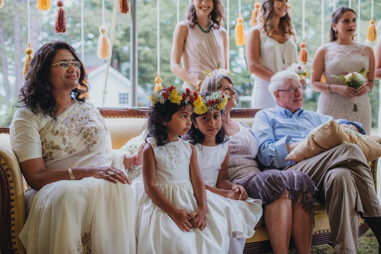 Rainy day wedding photos