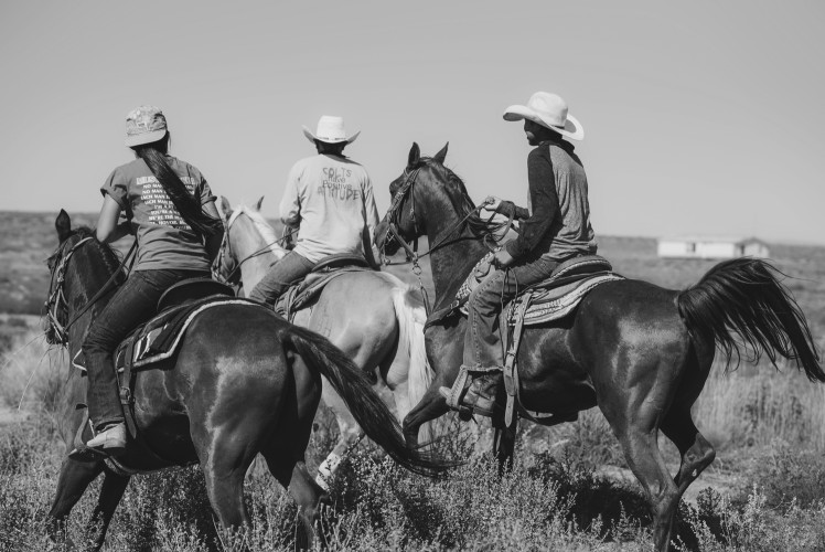 Navajo tribe family reunion ride