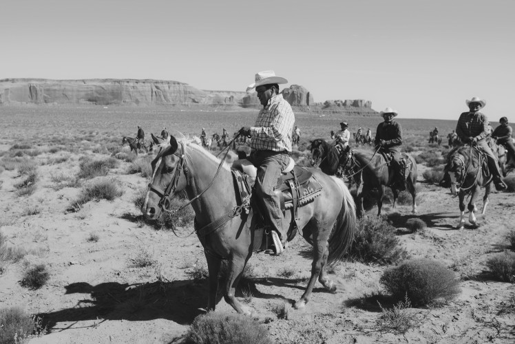 Navajo tribe family reunion ride