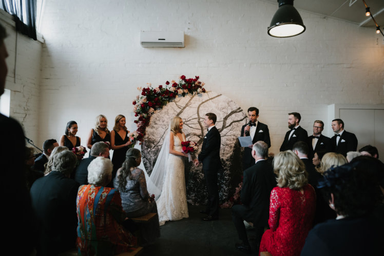 Melbourne city warehouse wedding