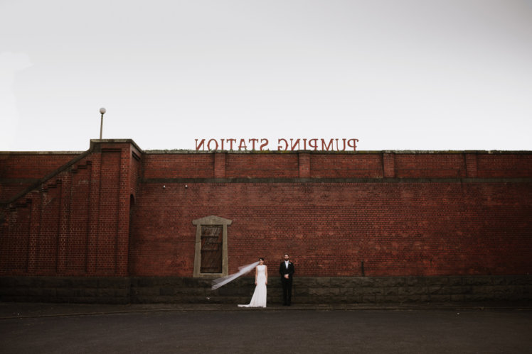 romantic city wedding