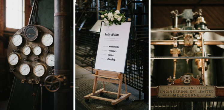 Wedding in an industrial city venue